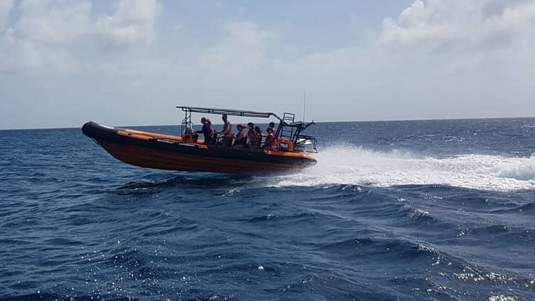 Klein Curacao | Powerboat 6 caribbean powerboat klein curacao snel 750x422 1