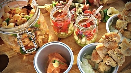 Maxie Sailing boat trip Private Charter Curacao activities boat trips tapas skewers 450x253 1